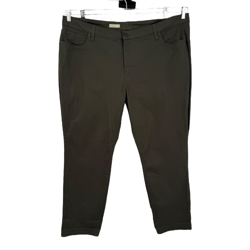 Kut from the Kloth jeans Katy boyfriend denim dark green size 22W